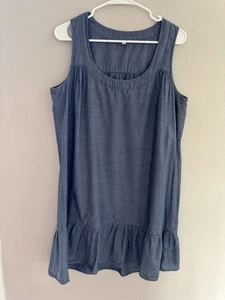 J Crew Chambray Summer Dress Women’s M - Picture 1 of 10
