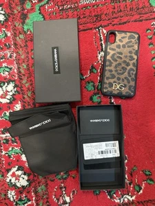 DOLCE & GABBANA Leopard 100% Authentic iPhone X Case, Amazing Condition,Beauty - Picture 1 of 8