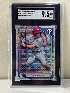 2024 Bowman Chrome Prospect Aidan Miller SGC 9.5-(bin8524N) - Picture 1 of 2