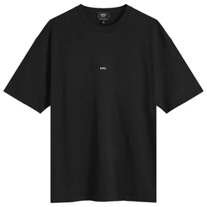 A.P.C. APC Boxy Micro Logo T-Shirt Black S - Picture 1 of 3
