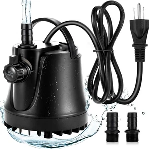 660GPH Submersible Water Pump Pond Fountain Pump Aquarium Fish Tank 8.2ft High L - Picture 1 of 12