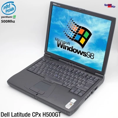 Dell Latitude CPx H500GT Notebook Laptop Windows 98 RS-232 COM Parallel Port - Image 1 of 4