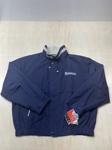 Ultra Club Jacket Men's Full Zip Lightweight Soft Shell, Blue Navy 2X - Picture 1 of 9