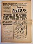 JEUNE NATION n°8 (1e année) 18-29 oct 1958 - SIDOS - VENNER - PLONCARD D'ASSAC