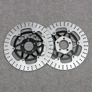 Front Brake Disc Rotors Fit for Kawasaki Ninja ZX7R 91-03 ZX9R 94-04 ZX12R 00-03 - Picture 1 of 4