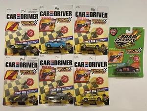 2000 Road Champs Car and Driver Shock Racers Lot Of 7 Cars New - Picture 1 of 5