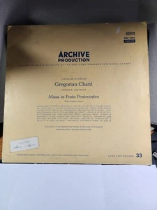 Gregorian Chant -Missa in Festo Pentecostes- Archive ARC3203 VG++ R65 - Picture 1 of 2