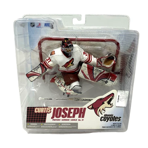 Mcfarlane NHL Curtis Joseph Phoenix Coyotes White Jersey Series 14 Figure Cover