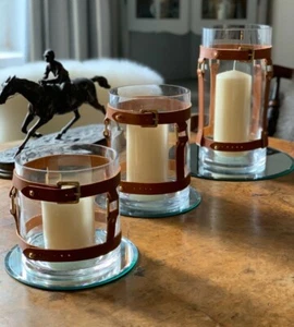Country Equestrian Style Candle Holder Storm Lantern/Hurricane or Vase (Medium) - Picture 1 of 12