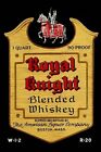 Royal Knight Blended Whiskey - Art Print
