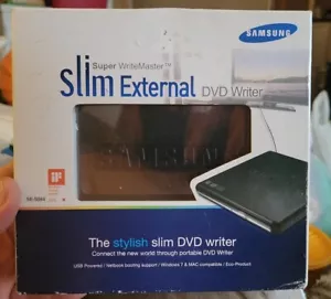 Samsung SE-S084 Super WriteMaster Slim External DVD Writer New In Box - C1 - Picture 1 of 2