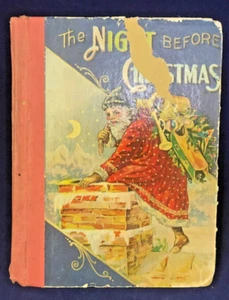 Antique Book The Night Before Christmas c 1903 by Clement C. Moore, A.E. Wilcox - Bild 1 von 7