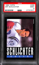 1985 Topps #266 ART SCHLICHTER PSA 9 27707971