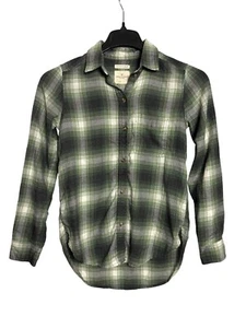 American Eagle Outfitters Ahh-Mazingly Soft Boyfriend Fit Flannel Top Size XS - Picture 1 of 8