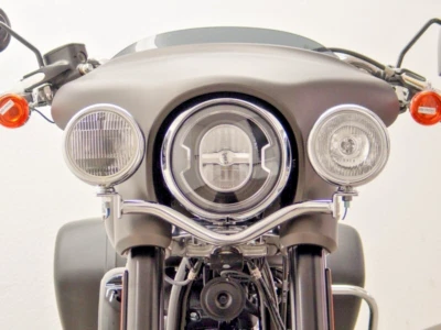 Fehling 6262 Chrom Lampenhalter für Zusatzscheinwerfer Harley Sport Glide FLSB - Bild 1 von 2