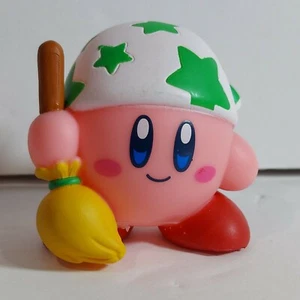 Kirby Star Allies 1.5" Sweep Broom Kirby Gashapon Vinyl Figure T-Arts - Picture 1 of 3