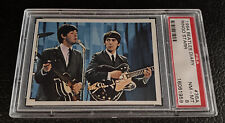 1964 Beatles Diary PSA 8 #36a Paul McCartney George Harrison Rookie Card Topps