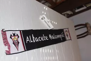 BUFANDA FUTBOL OFICIAL DEL ALBACETE BALOMPIE MUY COTIZADA Y ESCASA VER - Imagen 1 de 1
