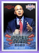 Cory Booker Decision 2016 Trading Cards RARE RED FOIL ALL AMERICAN PARALLEL #99