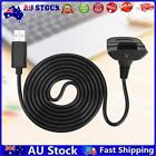 Au 1pc Charging Cable For Xbox 360 Wireless Game Controller Joystick(black)