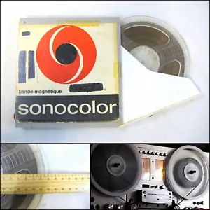 Vintage Sonocolor 7 inch Pre Recorded Reel to Reel Tape with Hard Case - Picture 1 of 4