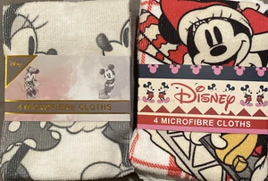 Minnie Mickey Mouse Disney Home Kitchen Decor Dish Towels Cloths Set Of 8 NEW - Picture 1 of 4