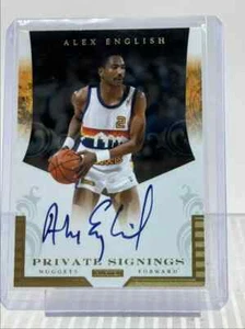 ALEX ENGLISH 2011-12 PANINI PRIVATE SIGNINGS AUTOGRAPH AUTO - Picture 1 of 2