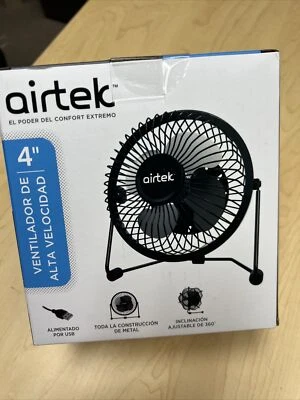 4” High Velocity Desk Fan Airtek - Imagem 1 de 4