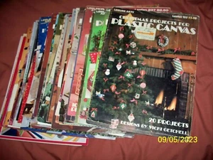PLASTIC CANVAS PATTERNS ASSORTED VINTAGE - L.A. - U-PICK 1 - Picture 1 of 20