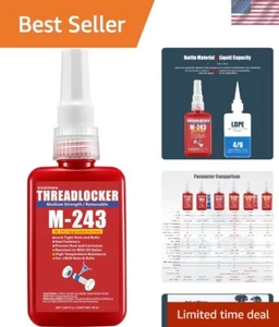 Blue Threadlocker 243 - Long-Lasting Fastening Solution for All Metal Types - Picture 1 of 9