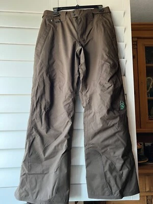 Pantalones de esquí snowboard para mujer Spider marrón talla grande aislados impermeables Foto 1 de 4