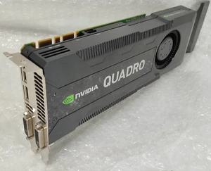 HP 701980-001 Quadro K5000 4GB GDDR5 2x DisplayPort 2x DVI video graphics card - Picture 1 of 2