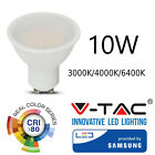 GU10 LED Bulbs 10W 3000K/4000K/6400K CRI80 VTAC by Samsung Lighting