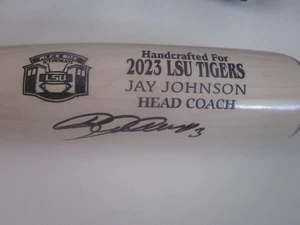 DYLAN CREWS SIGNED 2023 LSU TIGERS CUSTOM MARUCCI BAT NATIONALS #2 PICK JSA COA - Picture 1 of 6