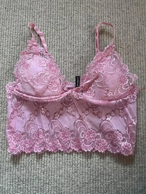 Vintage Y2K Pink Lace Babydoll Tank By Rampage Size Medium - Image 1 of 2