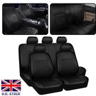 UK Full Set Car Seat Covers PU Leather Cushions for Skoda Fabia Octavia Superb