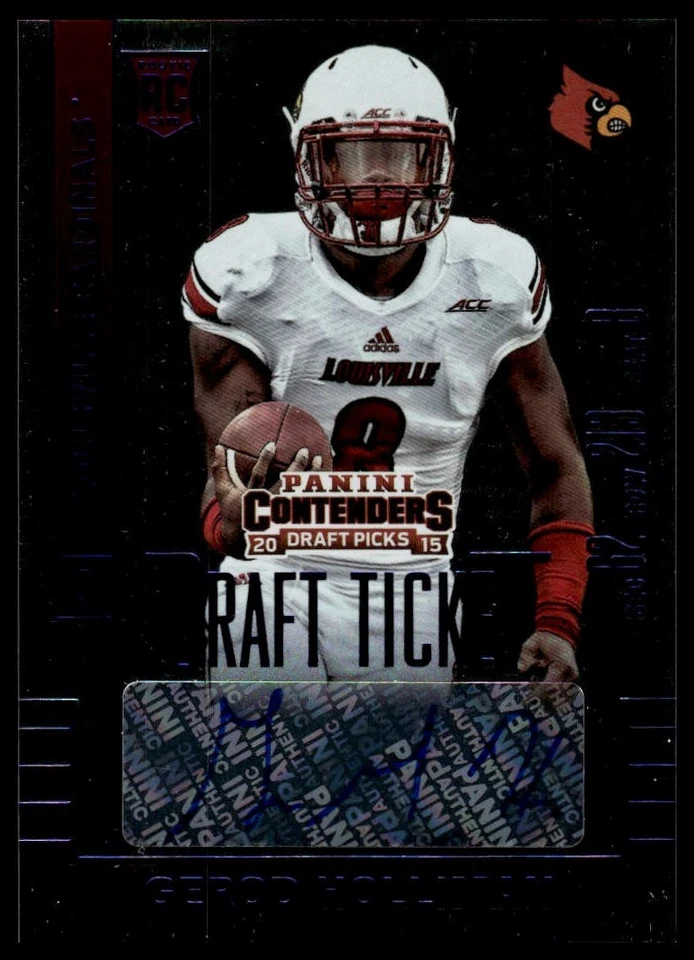 2015 Panini Contenders Draft #189 Gerod Holliman Ticket Blue Foil - Image 1 of 2