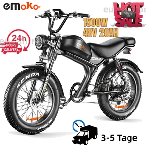 Bicicleta eléctrica EMOKO C93 1000W Mountain 20 pulgadas bicicleta eléctrica 20AH neumáticos grasos bicicleta eléctrica - Imagen 1 de 23
