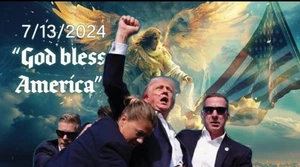 2024 Donald Trump Assassination Attempt "Fight!"🔥 Color 1oz .999 Silver Bar - Picture 1 of 3