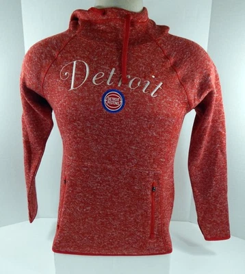 2016 Mujer Detroit Pistons Auténtica Sudadera con Capucha Roja Recruit Antigua Nueva con Etiquetas M 0S Foto 1 de 4