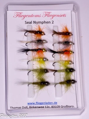 Fliegenset Sealnymphen 2 - Bild 1 von 2