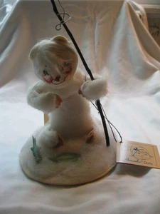 1989 Annalee Eisbär Eisfischen 7" große Puppe - Bild 1 von 8