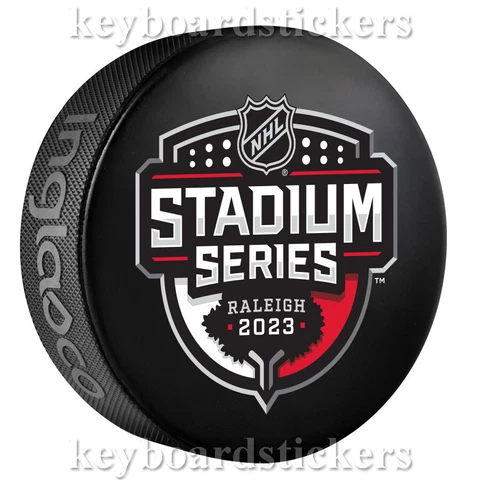 2023 NHL STADIUM SERIES HOCKEY PUCK CAROLINA HURRICANES VS WASHINGTON CAPITALS Cover