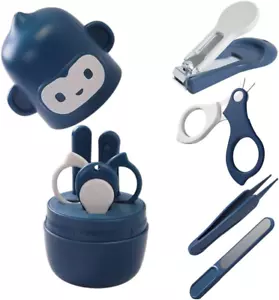 Baby Nail Kit, Baby Nail Clipper, Scissor, Nail File, Tweezer, 4-In-1 Baby Groom - Picture 1 of 12