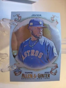 2021 Topps Allen & Ginter Chrome Baseball   #266 Cristian Javier   (83584) - Picture 1 of 2