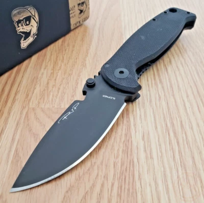 DPx Gear HEST 3.0 Folding Knife 3.13" Sleipner Tool Steel Blade Black G10 Handle - Image 1 of 4