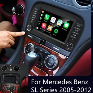 Radio estéreo para reproducción de coche apta para Mercedes Benz SL R230 SL350 SL500 SL55 2005-2012 - Imagen 1 de 23