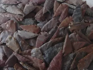 5 @ 2" inch from bulk pile arrowheads replica arrow head bird stone points ee5 - Picture 1 of 1