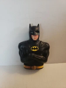 VINTAGE 1989 'DC COMICS' "BATMAN THE MOVIE" 'BATMAN' COIN/PIGGY BANK - Picture 1 of 8