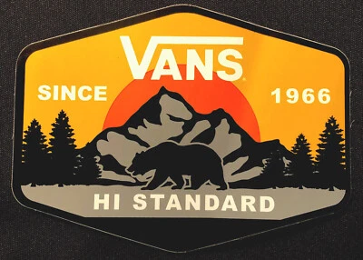 PEGATINA FURGONETAS “HI STANDARDS” 5” X 3 3/4” ¡PEGATINA GRANDE PARA CAMPING BRILLANTE! Foto 1 de 2